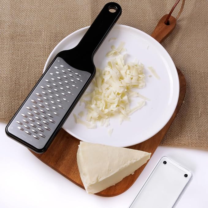 LHS Cheese Zester Ribbon Blade for Hard Cheese, Apple, Carrot, Zucchini and Chocolate, Stainless Steel Kitchen Tool Zester