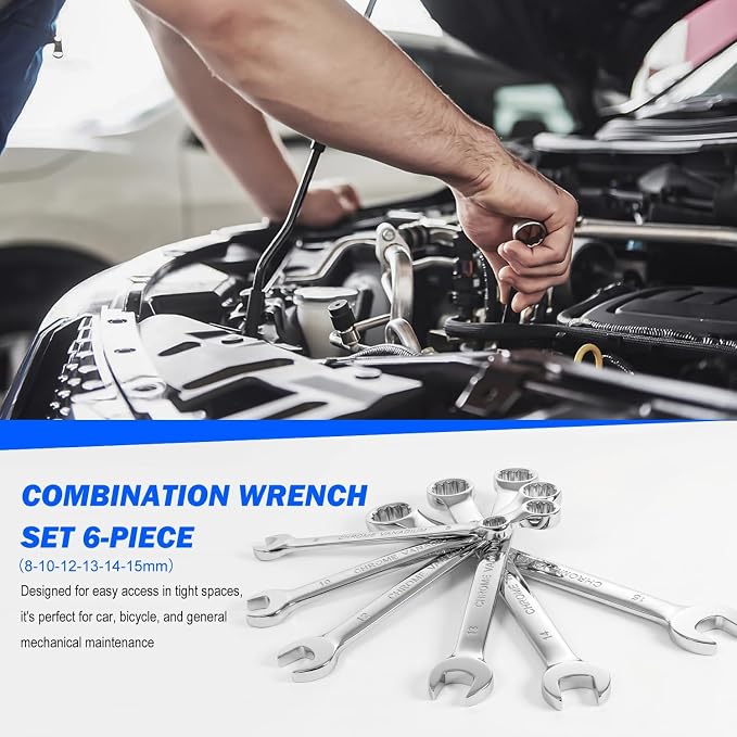 Prostormer 269-Piece Tool Set, Complete Home Tool Kit, Blue | Includes 72-Tooth Ratchet, Sockets, Combination Wrenches, Assorted Tools for Home DIY and Auto Repair