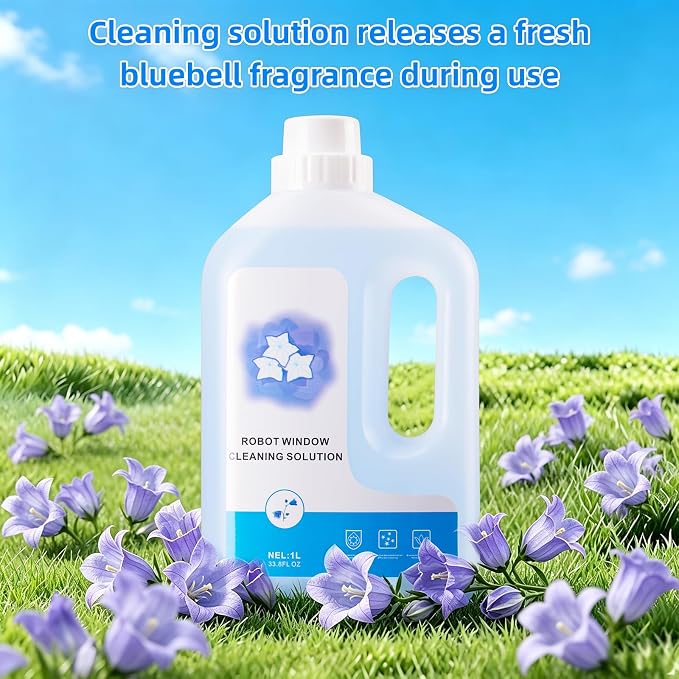 Window Cleaning Solution for ECOVACS Winbot W3 / W2S / W2 PRO OMNI / W2 OMNI / W2 PRO / W1 PRO / W1 / WINBOT MINI2 / WINBOT MINI Series Window Cleaning Robot, Window Cleaning Robot Detergent Refill