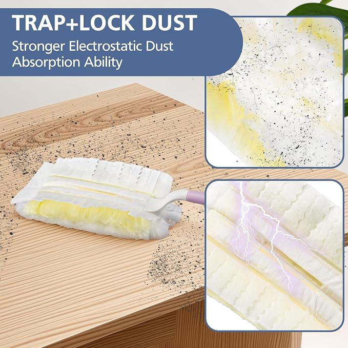 Duster Refills, Disposable Duster Refill Heavy Duty Dusters Refills | 35 Count Disposable Duster Refill Heavy Duty Dusters Refills Replacement Head