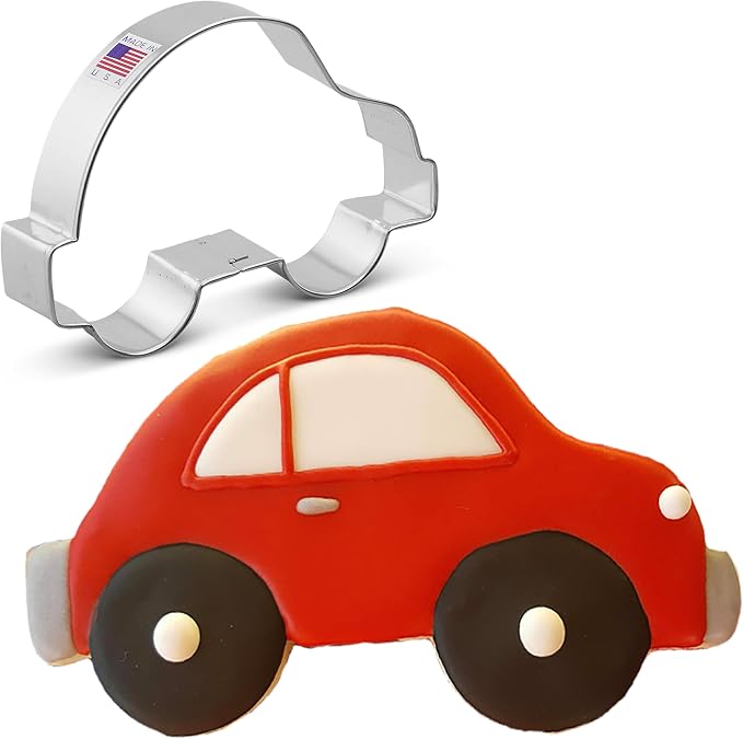 Ann Clark Small Car Cookie Cutter 4-3/4" Made in USA