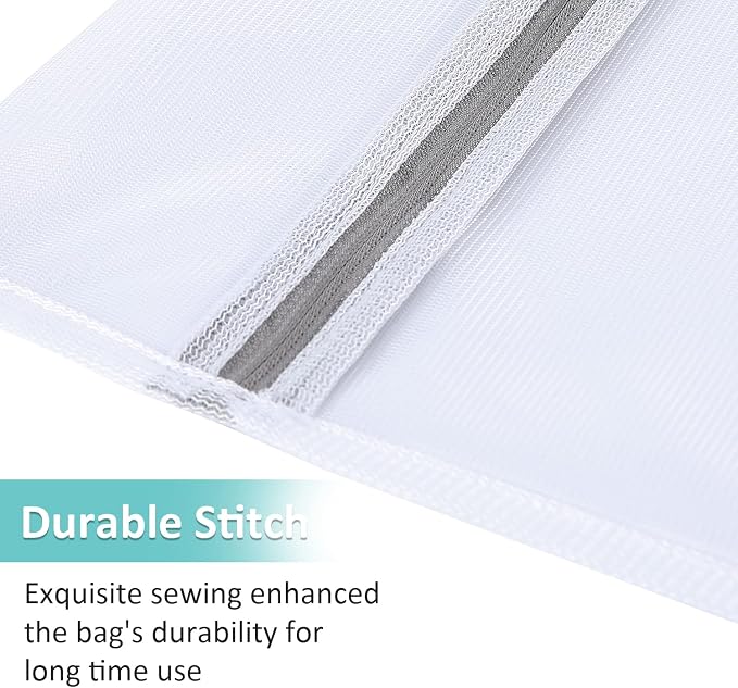 GOGOODA Mesh Laundry Bags for Delicates Durable Protective Wash Bags | Travel Storage Bags for Intimates Lingerie,5PCS（2M,2L,1 Bra Bags）