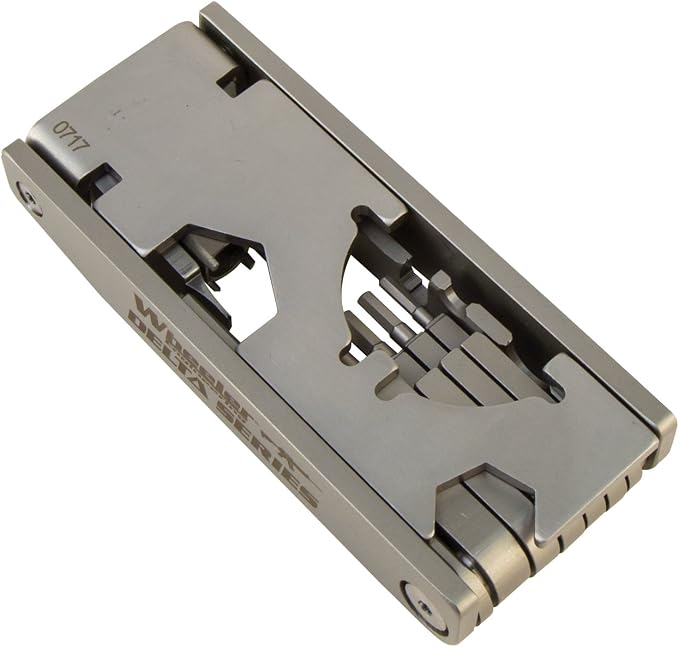 Wheeler Compact Multi-Tool for Tactical Rifles Gunsmithing Cleaning Rebuild and Maintenance with Nylon Belt Sheath for Convenient Carry