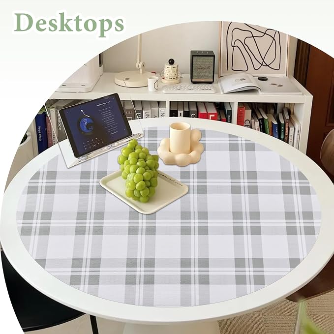 Drawer and Shelf Liner for Kitchen Cabinet: 17 in X 20 Ft Non Slip | Waterproof Shelf Paper Non Adhesive Refrigerator Liners Light Grey Lattice Easy Liners for Bathroom