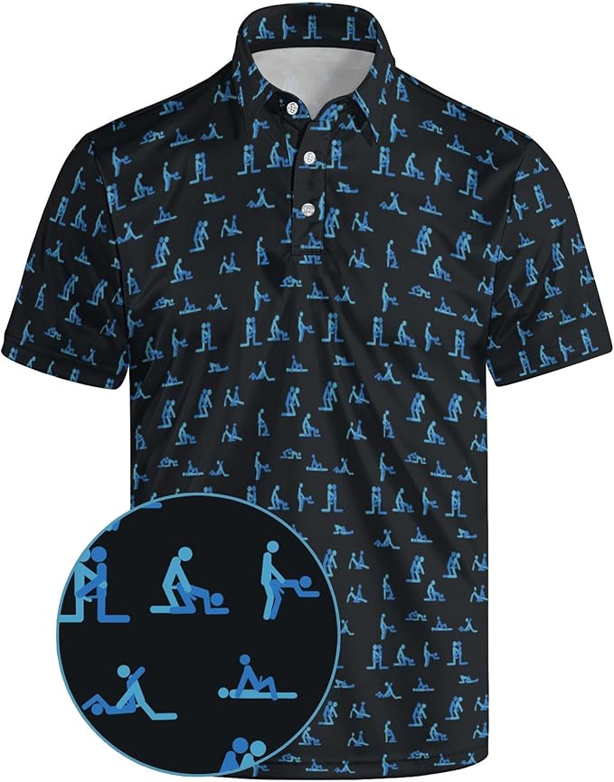 Polo Shirts for Men Moisture Wicking Mens Polo Shirts Patriotic Shirts for Men