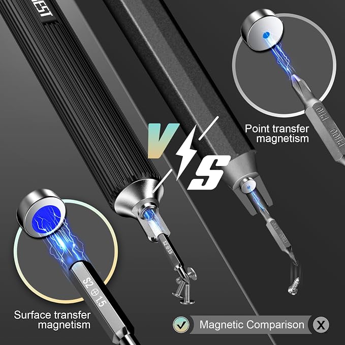 JOREST 32-In-1 Small Precision Screwdriver Set Magnetic, Eyeglass Repair Kit, Gadgets Gifts for Men, Multi Bit Mini Screwdriver with Torx Bits for Electronics, Glasses, PS5/4, Camera, Phone, Laptop