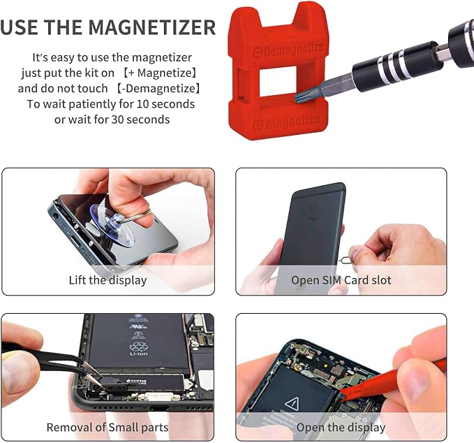 Precision Screwdriver Set, SHOWPIN 122 in 1 Computer Screwdriver Kit | Laptop Screwdriver Sets with 101 Magnetic Drill Bits, Electronics Tool Kit Compatible for Computer, Tablet, PC, iPhone, PS4