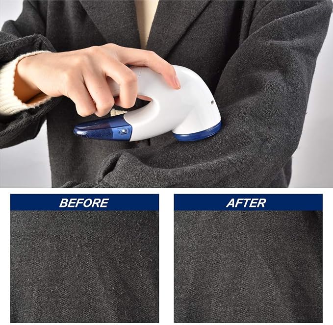 Portable Lint Remover, Fabric Shaver for Sweaters, Clothing and Furniture Fuzz