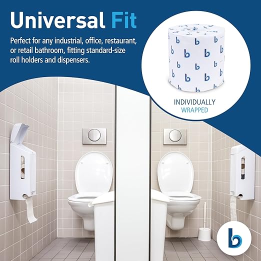 Boardwalk B6144 2-Ply Septic Safe Toilet Tissue - White (96/Carton)