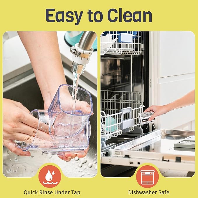 Cheese Grater Hand Crank, Rotary Cheese Shredder with 3 Interchangeable Blades for Coarse, Fine Shredding and Slicing, Strong Suction Base for Pizza, Pasta, Salad, Vegetables, Nuts, Chocolate