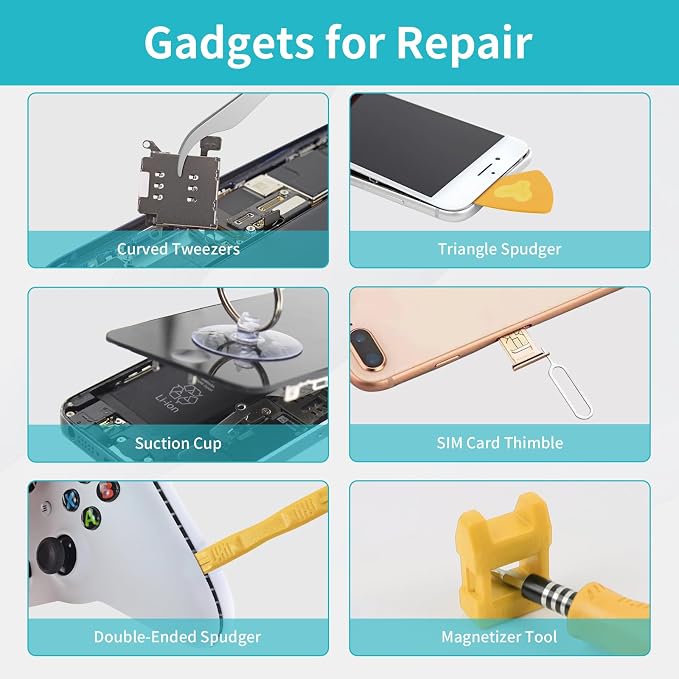 Mini Precision Screwdriver Set: Electronics Repair Tool Kit for Computer Laptop Nintendo Phone PS4 with 35PCS Bits T5 T6 T8 T10 T15 Torx Y00 Tri-wing for Beginner IT DIY