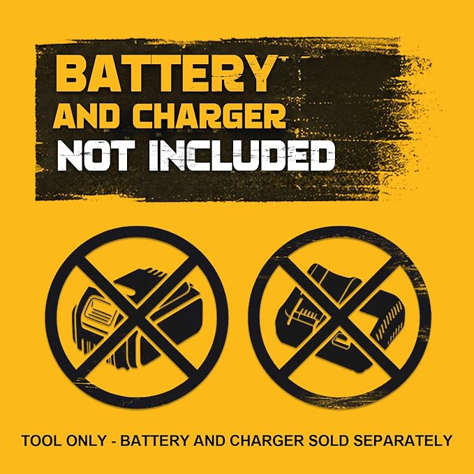 DIYtoolifz Cordless Oscillating Tool Compatible with Dewalt 20V Battery, 6 Variable Speed Brushless-Motor Oscillating Multi Kit for Cutting Wood Drywall Nails Remove Grout & Sanding(Tool Only)