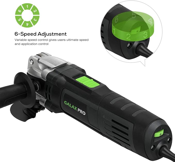 GALAX PRO Corded Oscillating Multi Tool Kit 3.5A with 30Pcs Accessories | 22000OPM Oscillating Power Tools for Home Improvement, Woodworking, 6-Speed, Quick Clamp System, 4° Oscillating Angle