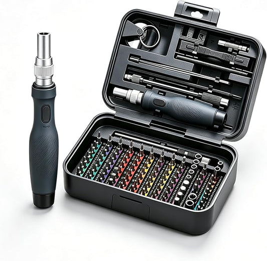 Succulent 132-in-1 Mini Precision Screwdriver Set, Color-Coded Manual Magnetic Tool Set, 132 Repair Accessories for iPhone, Mac, iPad, Tablets, Consoles, Glasses, DIY Electronics Repair,