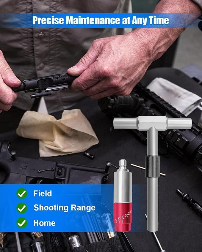 Maintenance Kit with T-Handle Wrench Torque Drivers Battery Cap Tool | Portable Multi-Functional Hardcase Maintenance Tool Set