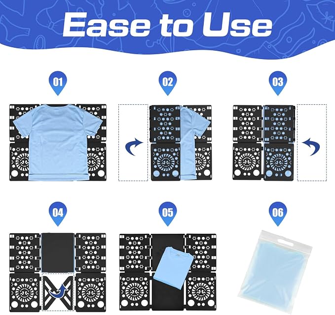 BoxLegend Shirt Folder Board V3 with Shirt Bags Zipper 11x14 inch 100 PCS | Shirt Packaging, Frosted, Shipping Bags with Handle