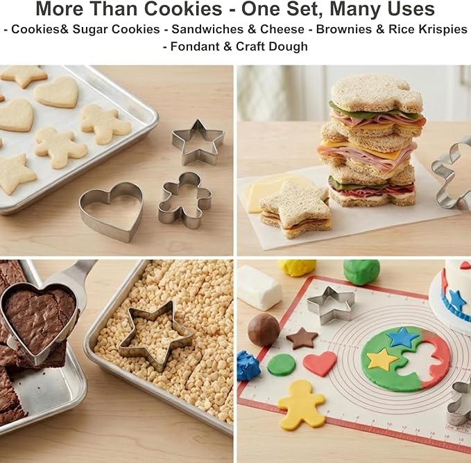 Balloon Cookie Cutter-4.5 Inch-Diswasher Safe-Metal Bunch Cookie Cutter Shape for Baking