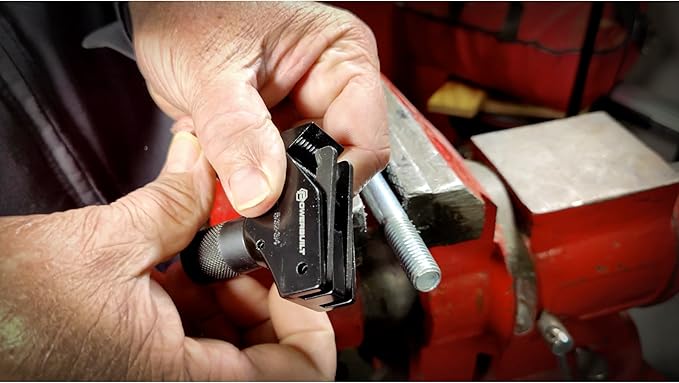 Powerbuilt Universal Thread Repair Tool 5/32" - 3/4" SAE / 4-19mm Metric, Fixed Damaged Threads Tool - 643030ECE
