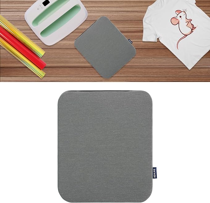 REALIKE Heat Press Mat Compatible with Cricut Easy Press 2/Cricut Easy Press(12X10 inch), Easy Press Mat for HTV Craft Vinyl Ironing Insulation Transfer Projects