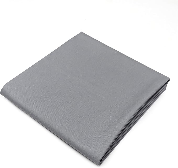 Pico Textiles 15 Yard Bolt Silver Poly Cotton Twill Fabric | 60" Wide, 65% Polyester / 35% Cotton, Medium Weight, Perfect for Pants, Jackets, Skirts and Work Uniforms, Sold by the Yard