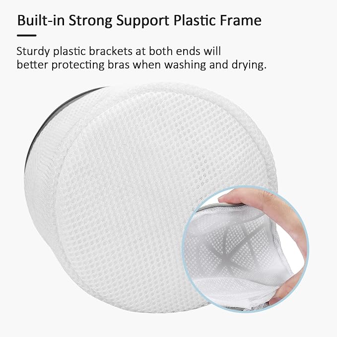 GOGOODA Laundry Mesh Bra Wash Bag for Lingerie, Underwear, Delicates, 3 PCS