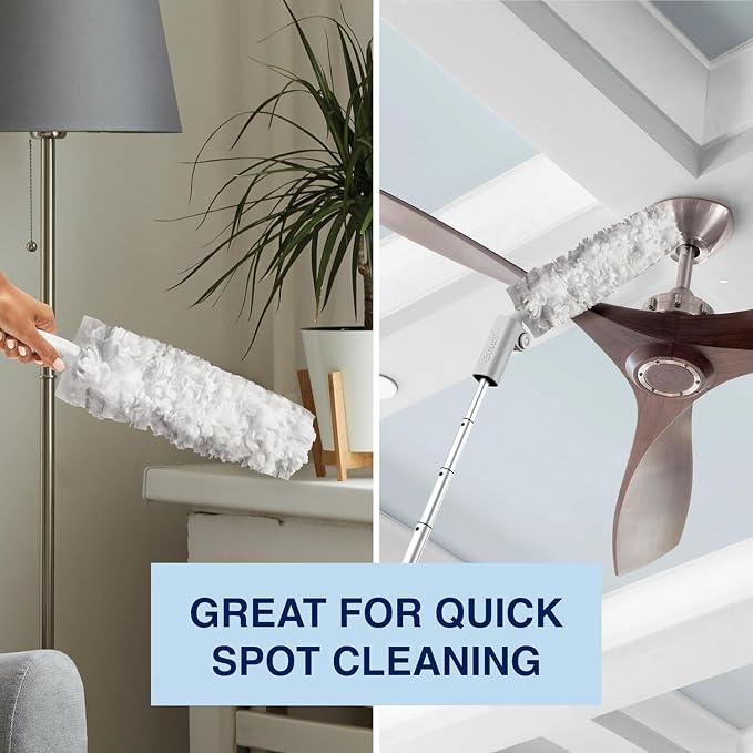 Bona Disposable Dusters - 9 Pack - High Performance Dusting System | Microfiber Dusters Remove Dust and Pet Hair for Quick Spot Cleaning