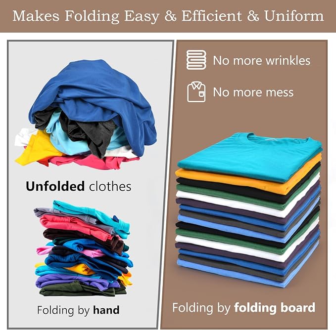 BoxLegend Shirt Folder Board Metal V7 Shirt Folding Board Upgrade Metal Edging and Joints for Wear Resistance Shirt Folder for Easy and Fast Durable Plastic Laundry Folder | Premium Metal Construction, Wear Resistance, Extra-Large & Thick, Blazing Fast...
