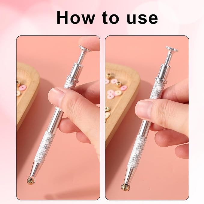 Gosknor 4pcs Cake Decorating Tools Set, Stainless Steel Bead Scoop Spatula Tweezers & 2 Icing Pens Professional Sprinkles Piercing Grabber Tools for Baking Cookies Cupcake Decoration (Silver)