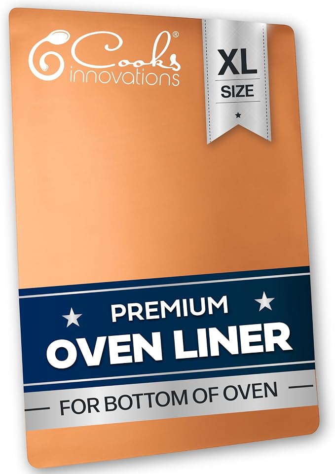 Cooks Innovations Non-Stick Oven Protector Mat - 2 Pack Heavy Duty Nonstick Oven Rack Liners to Protect Convection, Electric, Gas, & Microwave Ovens - BPA & PFOA Free Heat Resistant Baking Mat