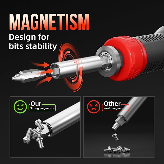 Multi ScrewDriver Set 26 in 1 All in One Adjustable Screw Driver | Telescoping Screw Driver with 12 Double Ended CRV Bits Phillips Slotted Torx Hex Portable Repair Kit for Home Bike Computer