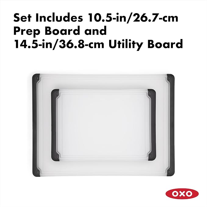 OXO Good Grips Salad Spinner (6.22 Qt.) and 2-Piece Plastic Cutting Board Set