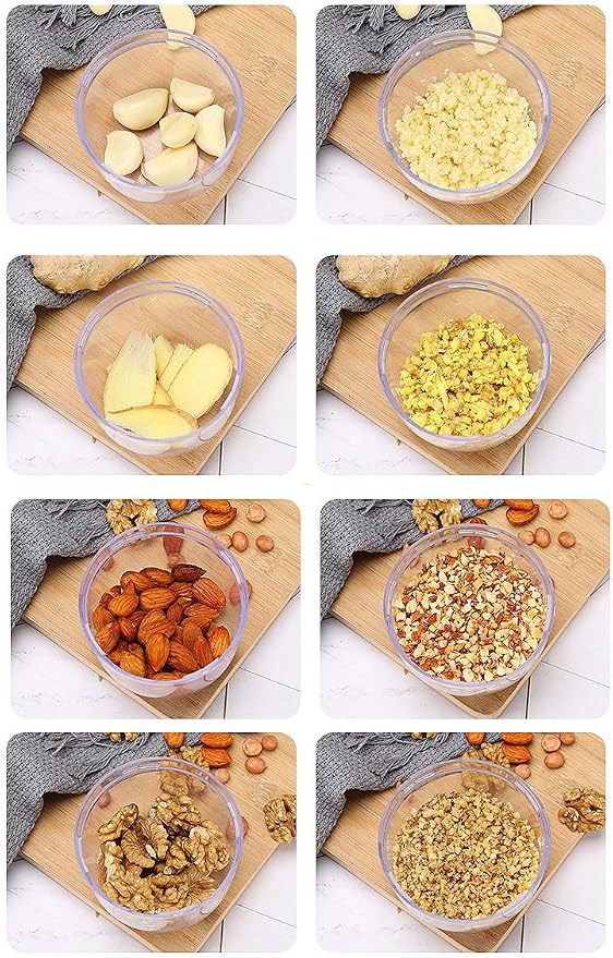 Manual Nut Grinder with Hand Crank Nut Chopper for Different Nuts for Baking for Kitchen