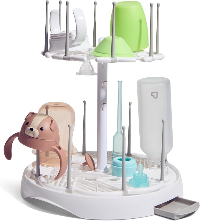 Munchkin® High Capacity Drying Rack for Baby Bottles and Accessories, White
