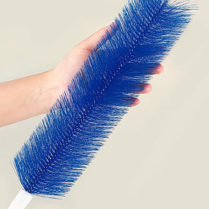 Qancesd 2 Pack Cobweb Dusters, Bendable Fan Cleaning Brush, Flexible Ceiling Fan Cleaner, Dusting Brush for Air Conditioning Shutters