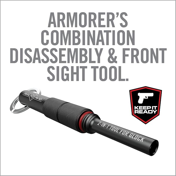 Real Avid Glock Accessories - Choose Between 2-in-1 Tool, 4-in-1 Tool or Pro Pack for Glock (Features Gun Mat, 2-in-1 Tool Cleaning Kit & Mag Tool)