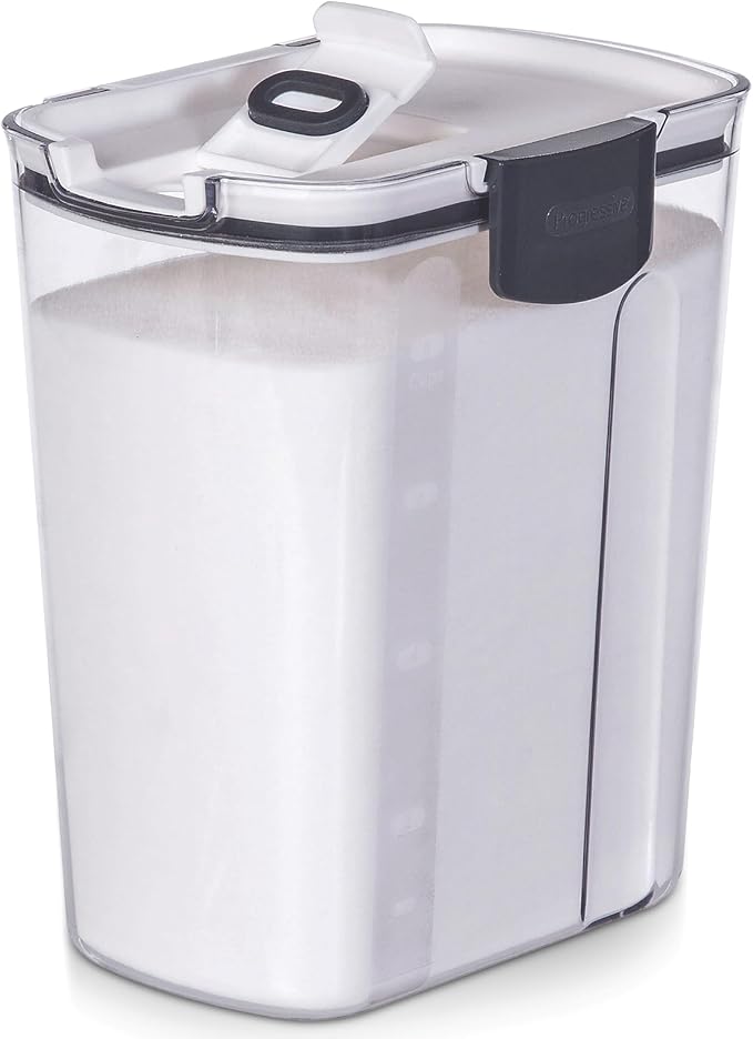 ProKeeper Sugar Storage Container, Airtight Seal for Freshness, 2.5-Quart Capacity