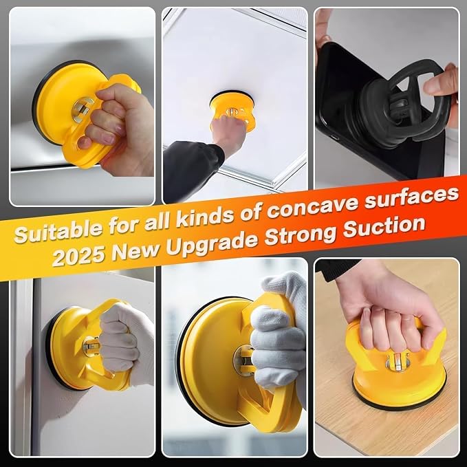 Car Dent Puller 3 Pack Dent Puller Powerful Car Dent Removal Kit Suction Cup Dent Puller for Car Dent Repair Dent Remover Tool for Car Body,Tiles Lifting,Objects Moving,Screen (Multicolor)