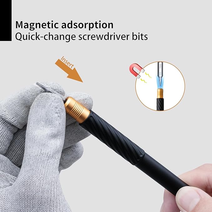 HengTianMei Eye Glasses Screwdriver Kit 12 in 1 Magnetic Screwdriver Set, Small Screw Driver Repair Tool Set for Eye Glasses Xbox, Computer, Phone, Macbook, Laptop, Game Console, Watch