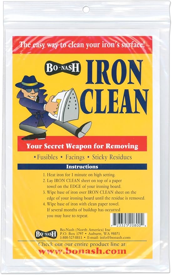 Bo Nash Bo-Nash Iron Clean Cleaning Cloths-10/Pkg