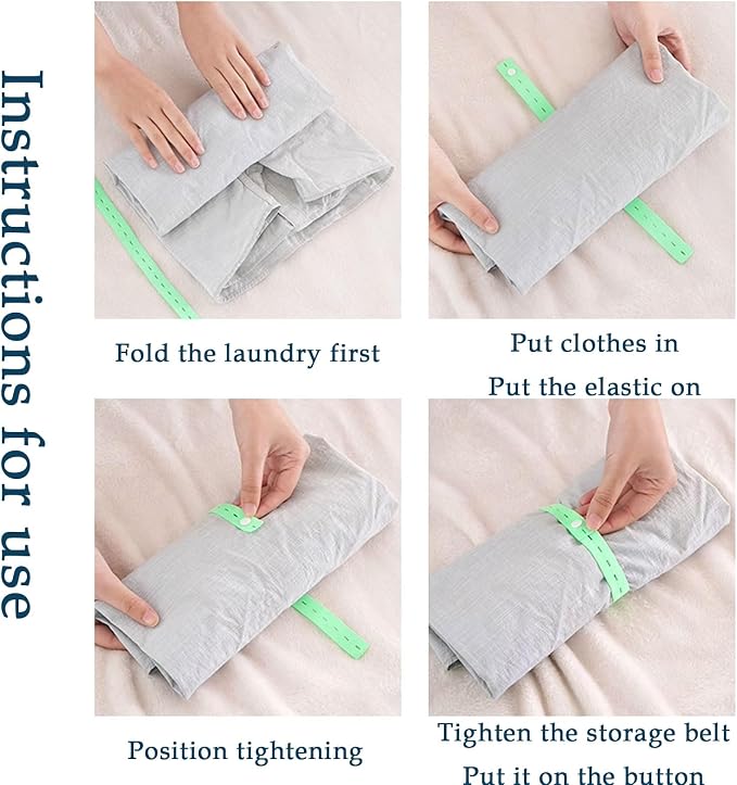 Quick and Easy Clothes Folding Shirt Folding Board Folding Clothes Helper for Easy Storage+Elastic Band with Buttonholes: 30 Pieces, Used to Store Sheets, Clothes, Blankets, Jeans, Sweaters, Towels