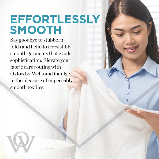 Oxford & Wells Fabric Wrinkle Remover & Static Reducer for Clothes, Wrinkle Spray for Clothing, Clothes Freshener, Non-Ironing Static Remover - Wrinkle Release Spray – Non-Aerosol 2 oz (Pack of 3)