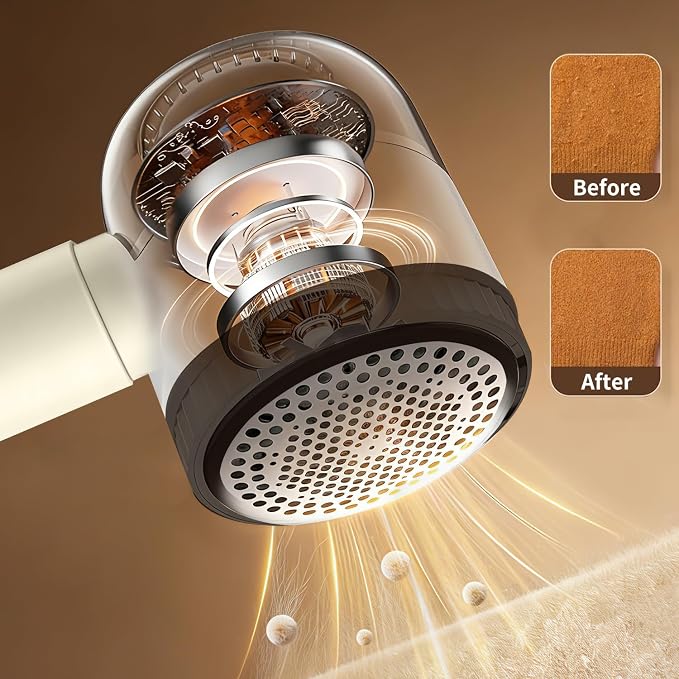 Fabric Shaver, 3-Speed Adjustable Rechargeable Lint Remover for All Clothes