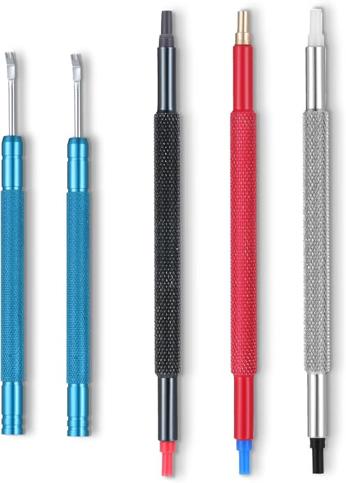 5 Pcs Watch Hands Repair Tool Kit, Stainless Steel Watch Hand Setting Tool, Pusher Set, Pointer Adjustment Tool