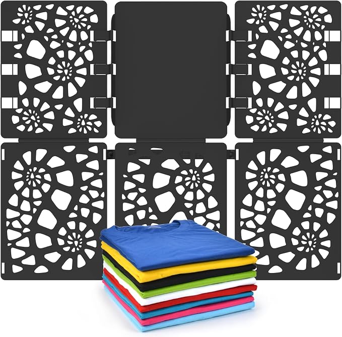 BoxLegend Shirt Folder V2 Shirt Folding Board Easy and Fast to Fold Clothes | Super Simple 3-Step Folding, Built to Last, Maximizes Drawer Space, No Assembly Required, Travel-Friendly, Hang or Pack It