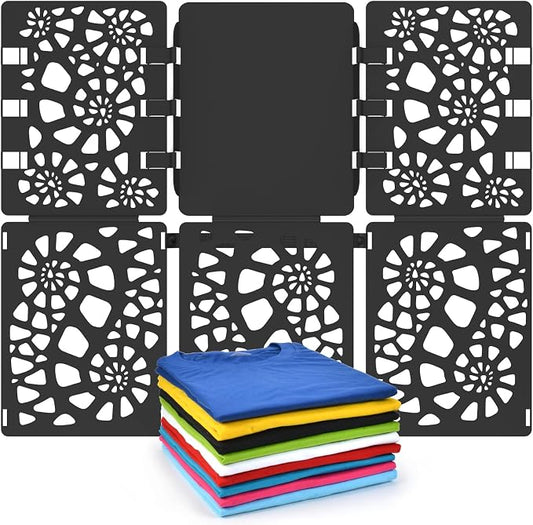 BoxLegend Shirt Folder V2 Shirt Folding Board Easy and Fast to Fold Clothes | Super Simple 3-Step Folding, Built to Last, Maximizes Drawer Space, No Assembly Required, Travel-Friendly, Hang or Pack It