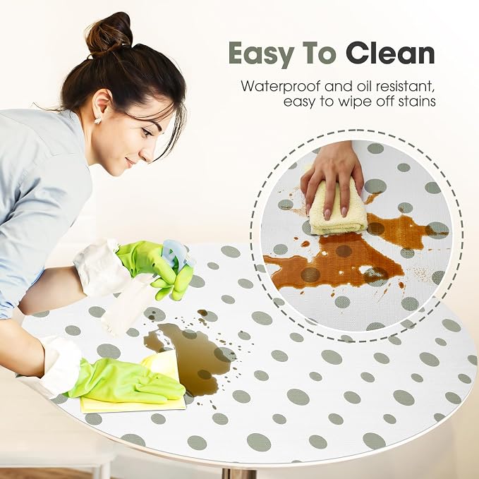 Beautysaid Shelf and Drawer Liner for Kitchen Cabinet Non Adhesive Non Slip | Shelf Paper Waterproof Washable Thickened for Dresser Pantry Shelve Bathroom Protector Liner(Polka Dot,12 in x 10 FT)