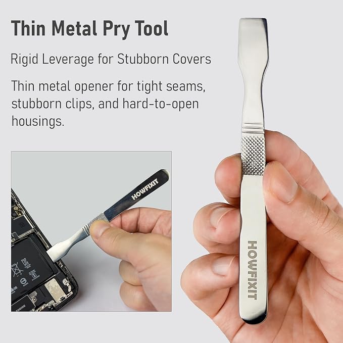 12-in-1 Electronics Opening Tool Kit, Professional Anti-Static Spudger Set with Plastic & Metal Pry Tools for Laptop, MacBook, PC, PS4, PS5, Xbox, Switch, Controller Repair
