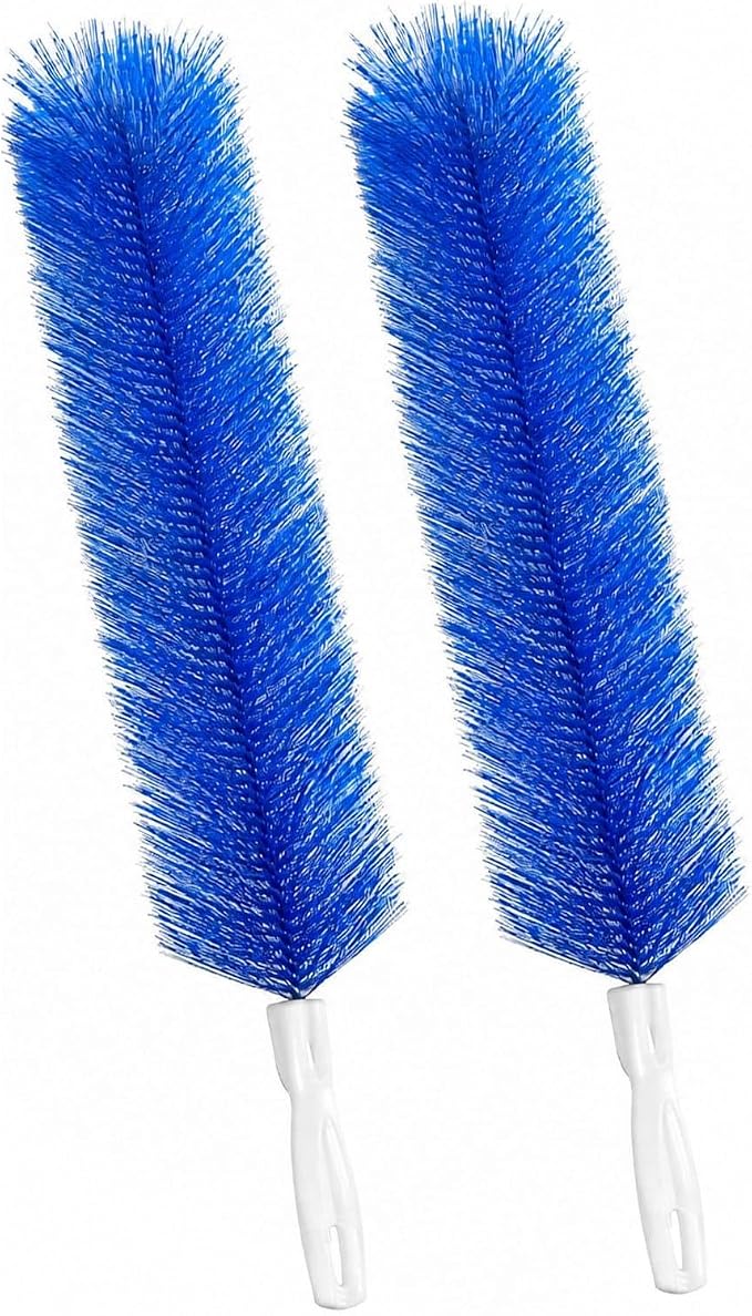 Fan Cleaning Brush, Bendable Dust Remover for AC Vent Grilles, Window Tracks, Keyboards and Narrow Spaces (2)