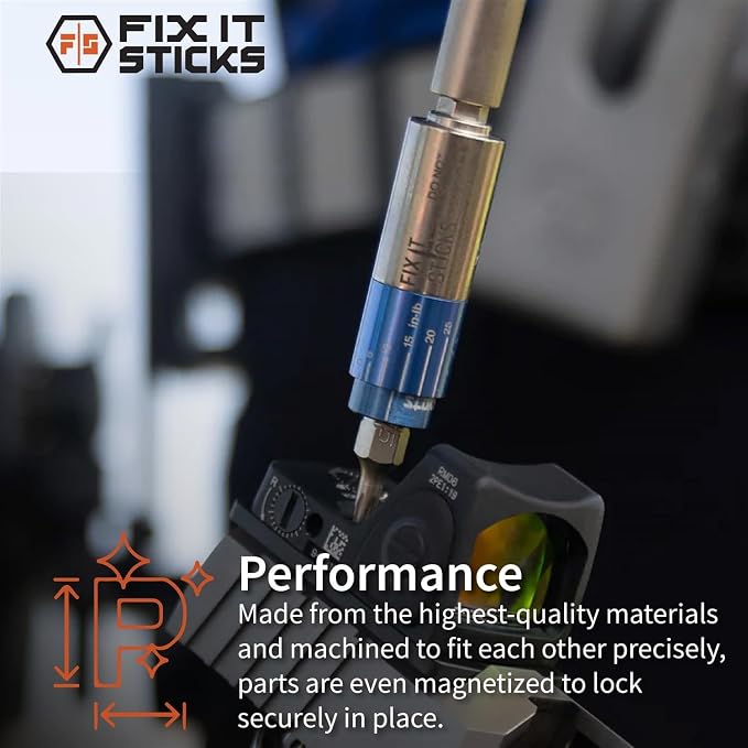 Fix It Sticks Maintenance Toolkit Bundle: Hardcase Set with T-Handle Wrench, Torque Limiters, Coin Slot Battery Cap Tool, Brass Hammer Head, and Microfiber Cleaning Cloth