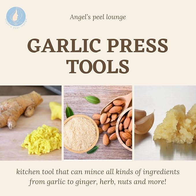 Angel’s Peel Lounge Garlic Mincer (Clear)